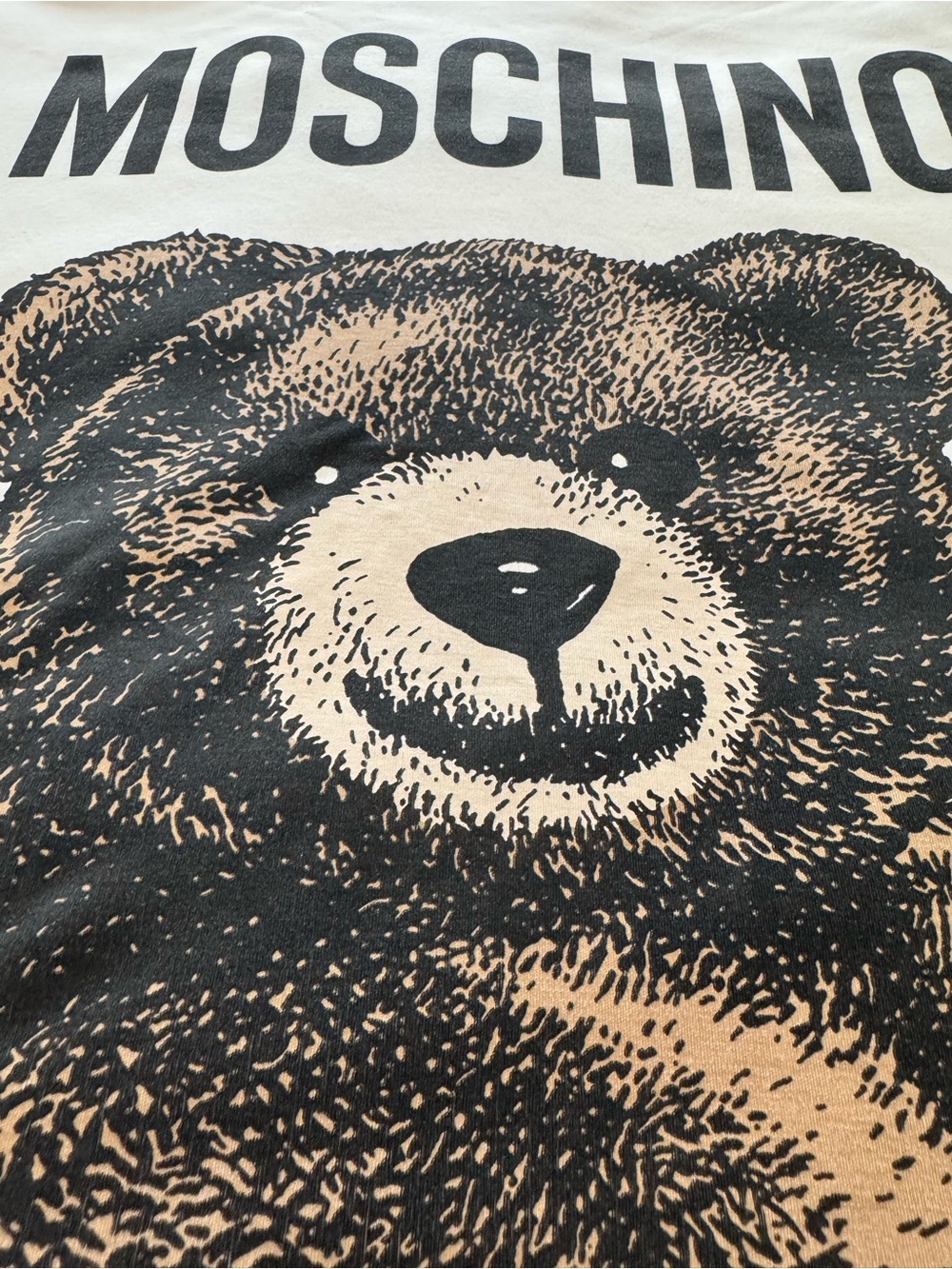 Moschino Teddy Bear Oversized T-Shirt Dress White XXXL - Picture 5 of 15